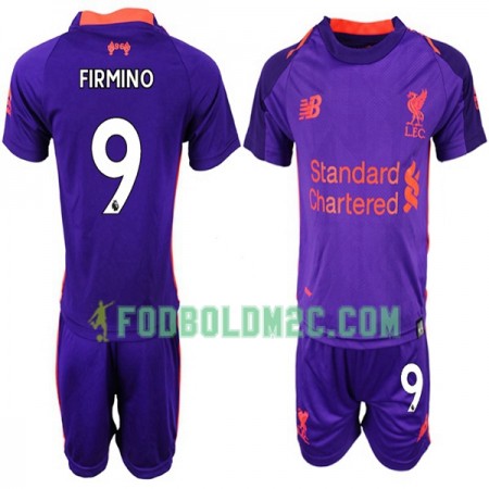 Liverpool FIRMINO 9 Børn Udebanesæt 2018-2019 Kortærmet (+ Korte bukser)